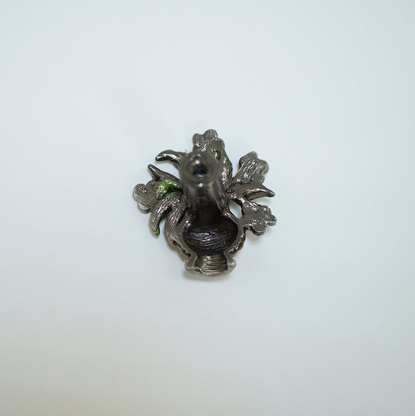 Cristiani Collezione Flower in Vase Shape Cabinet Drawer Knob Set of 5