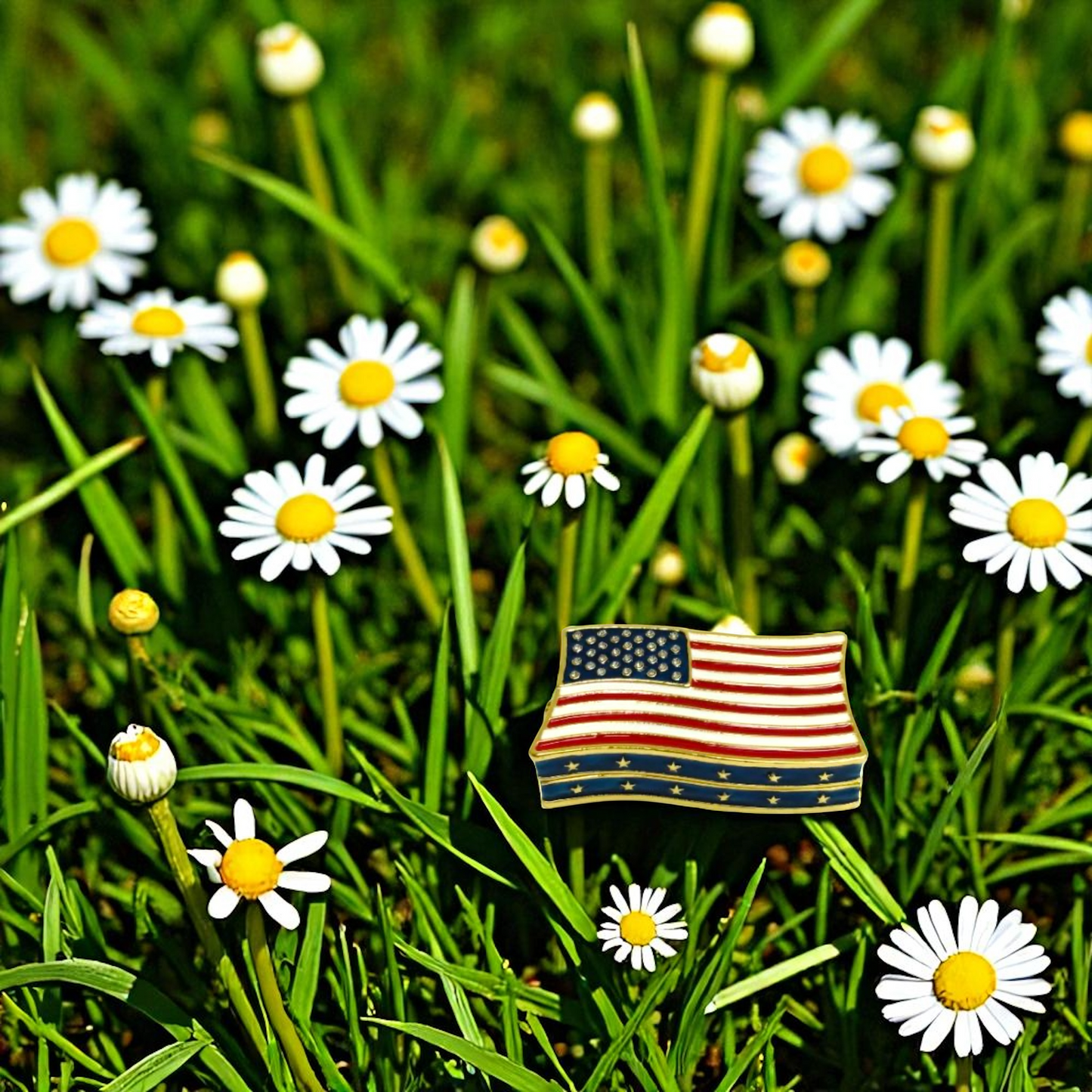 Cristiani Collezione Flag Box Trinket Box 14K Gold Plated