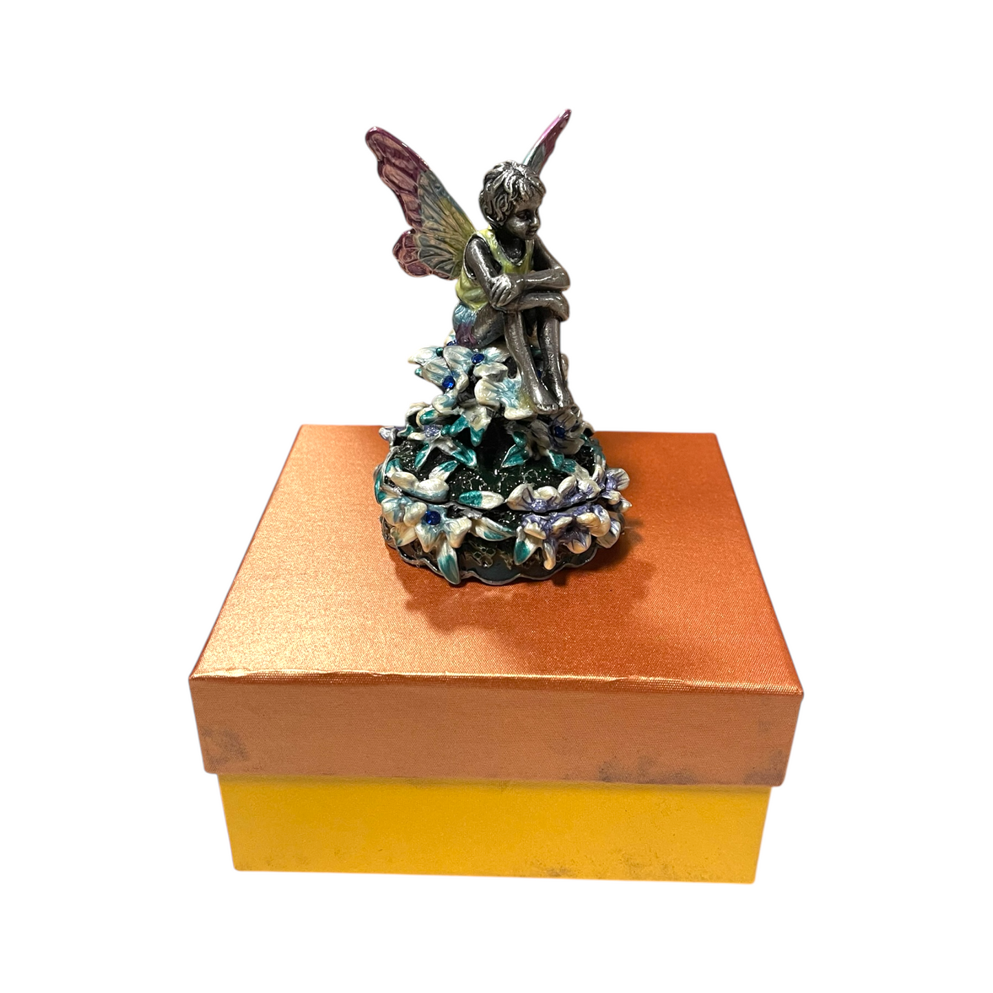 Cristiani Collezione Sitting Fairy Trinket Box