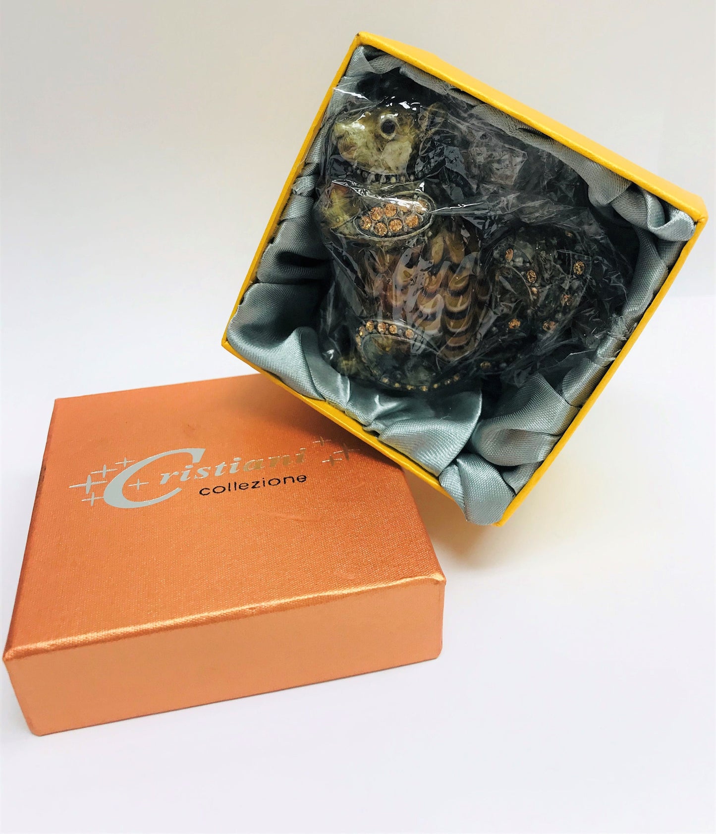 Cristiani Collezione Murano Glass Style Squirrel Figurine