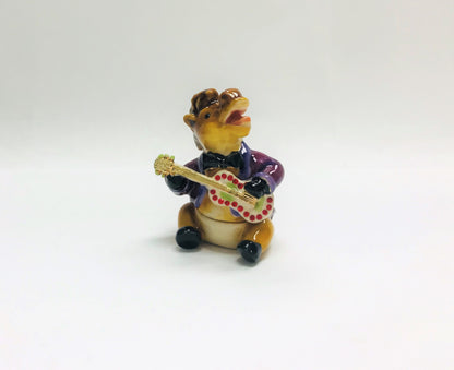 Cristiani Collezione Singing Horse Trinket Box 14K Gold Plated