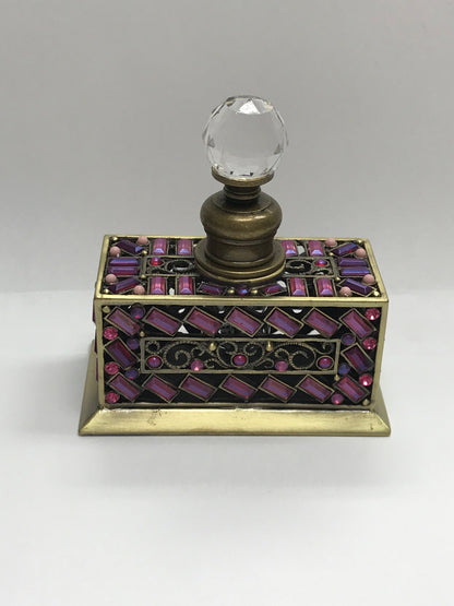 Vintage Cristiani Collezione  Perfume Bottle with crystals