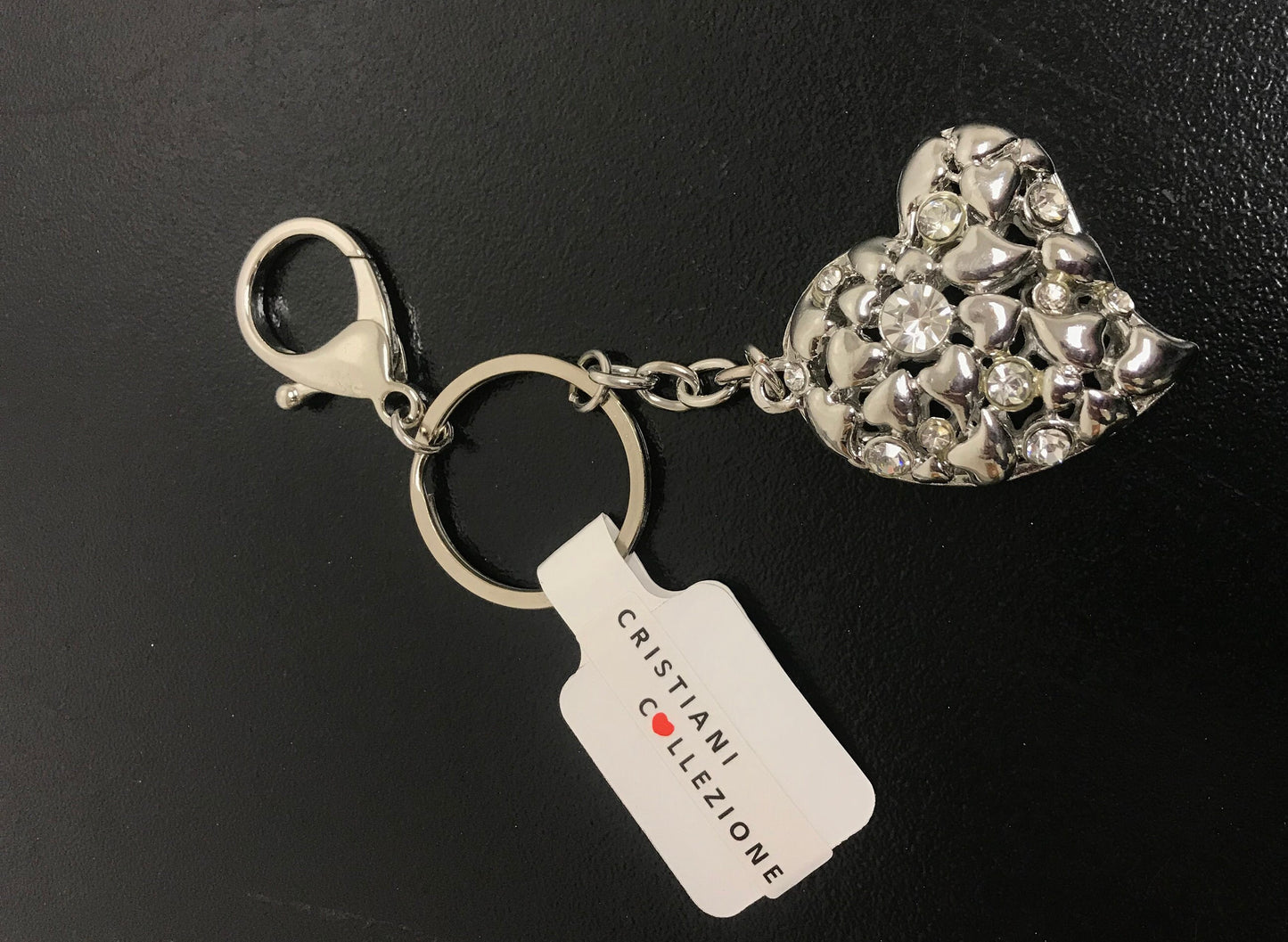 Watermelon and Heart Keychain