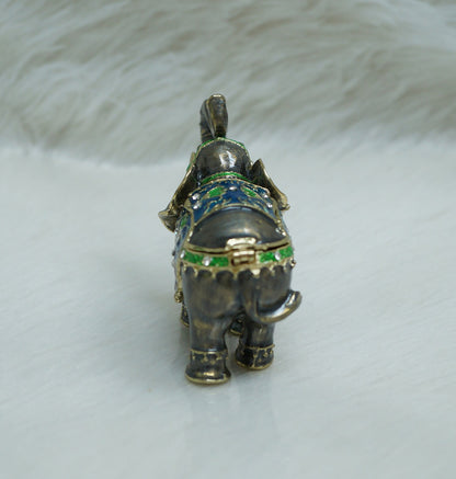 Cristiani Collezione Elephant Trinket Box 14K Gold Plated
