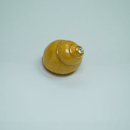Cristiani Collezione Snail Trinket Box 14K Gold Plated