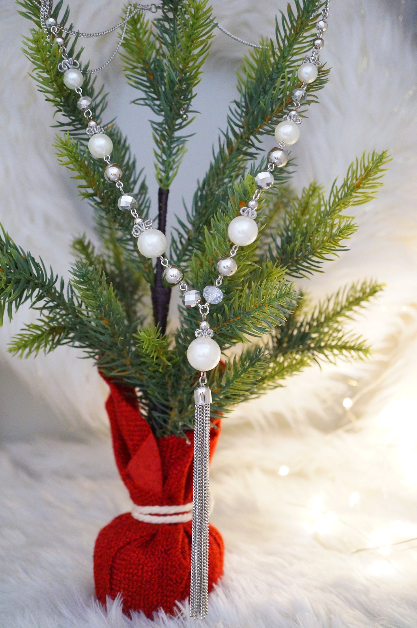 Mermaid Pearls Xmas Tree Decor