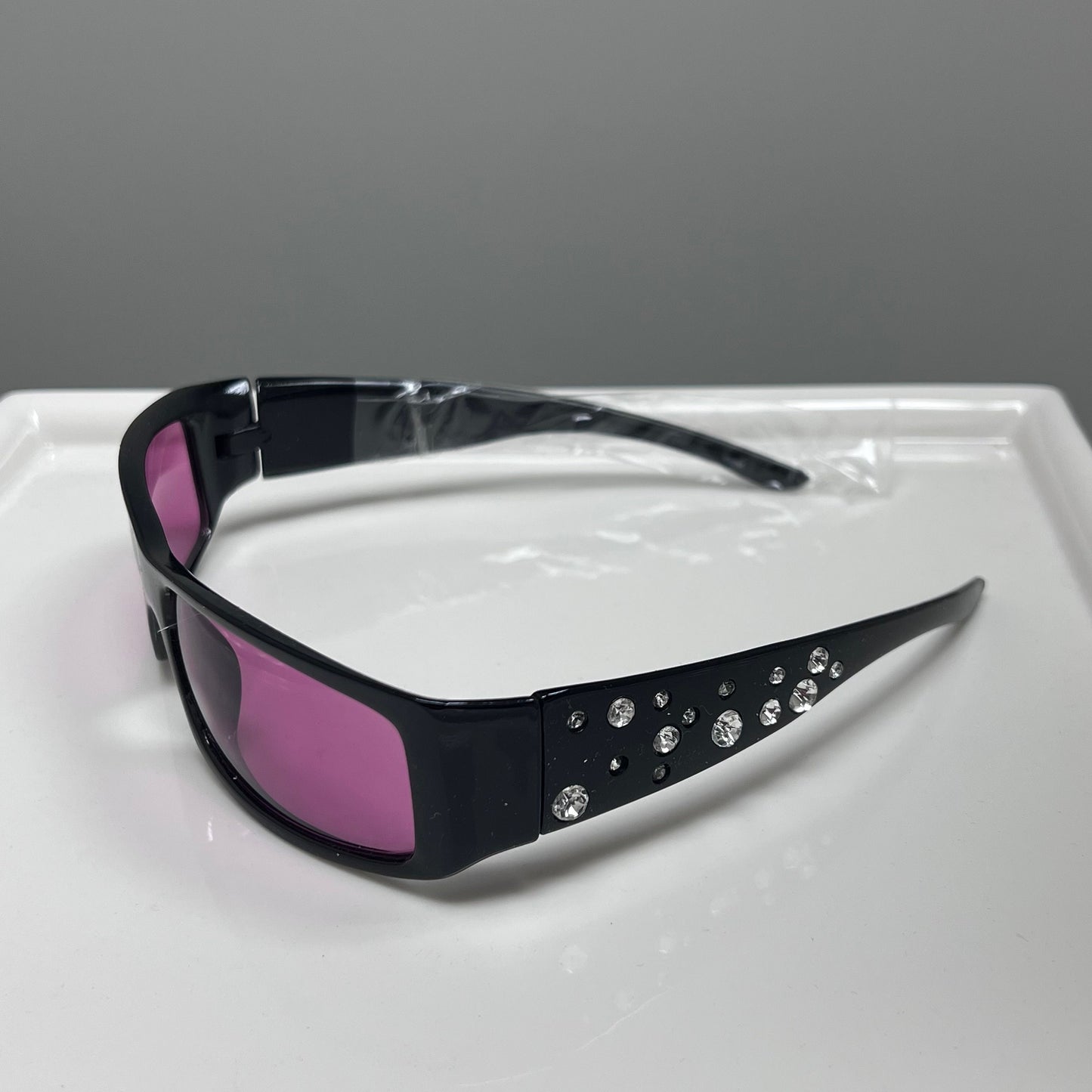 Vintage Retro Bedazzled Rhinestones Y2K Sunshades Punk Party