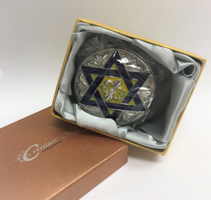 Cristiani Collezione Jewish Star Trinket Box.