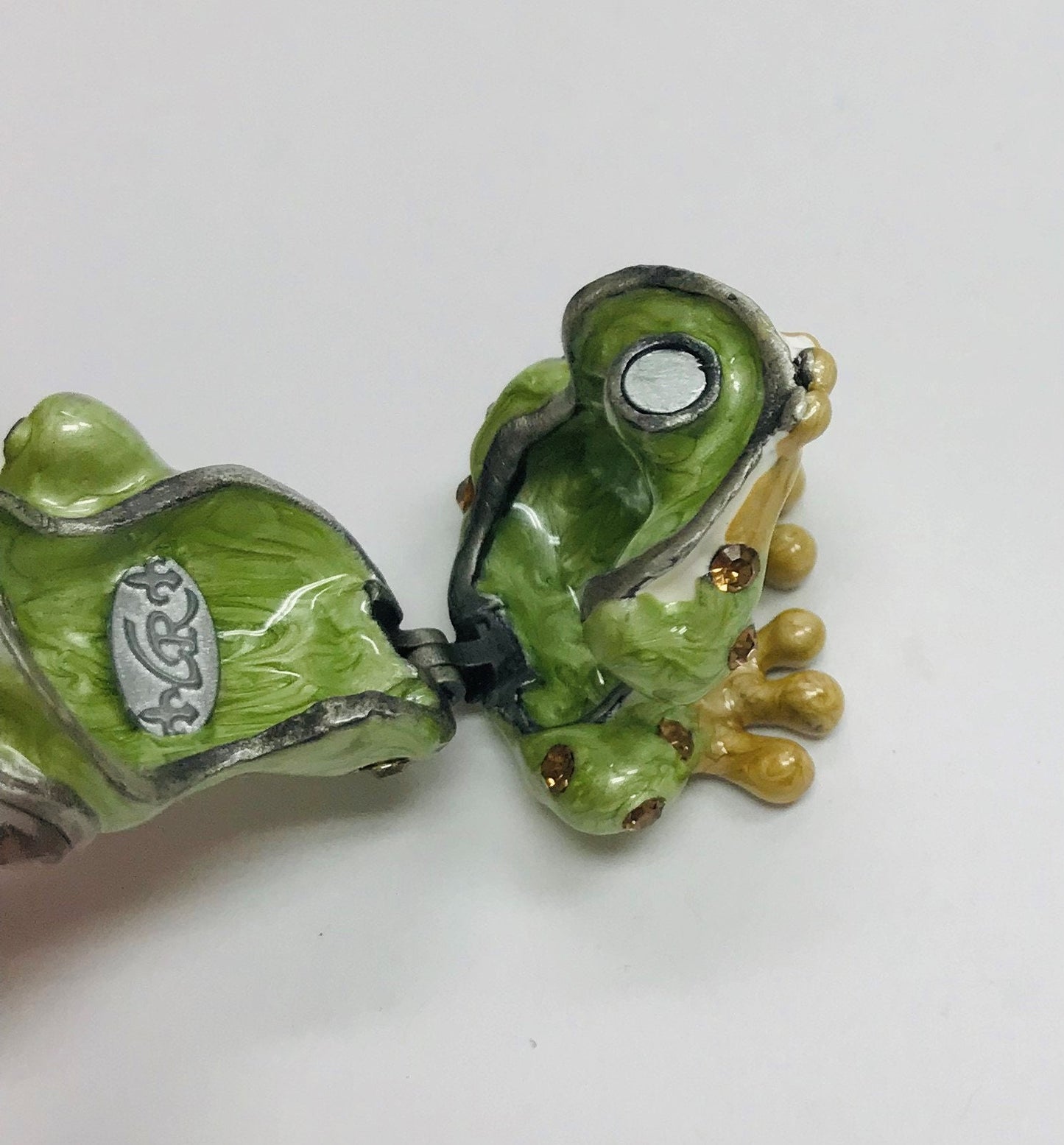 Cristiani Collezione Gecko Frog Trinket Box.