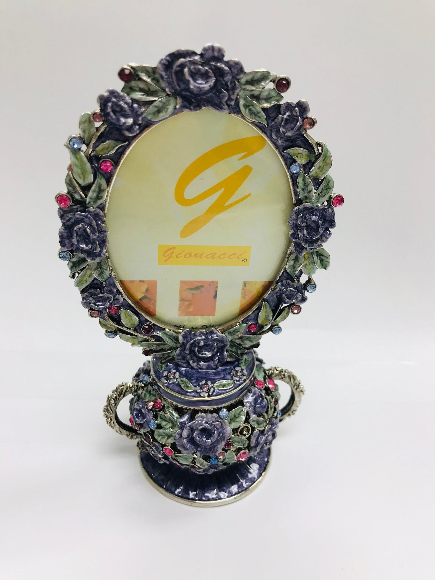 Vintage Cristiani Collezione  Trinket Box with Photo Frames