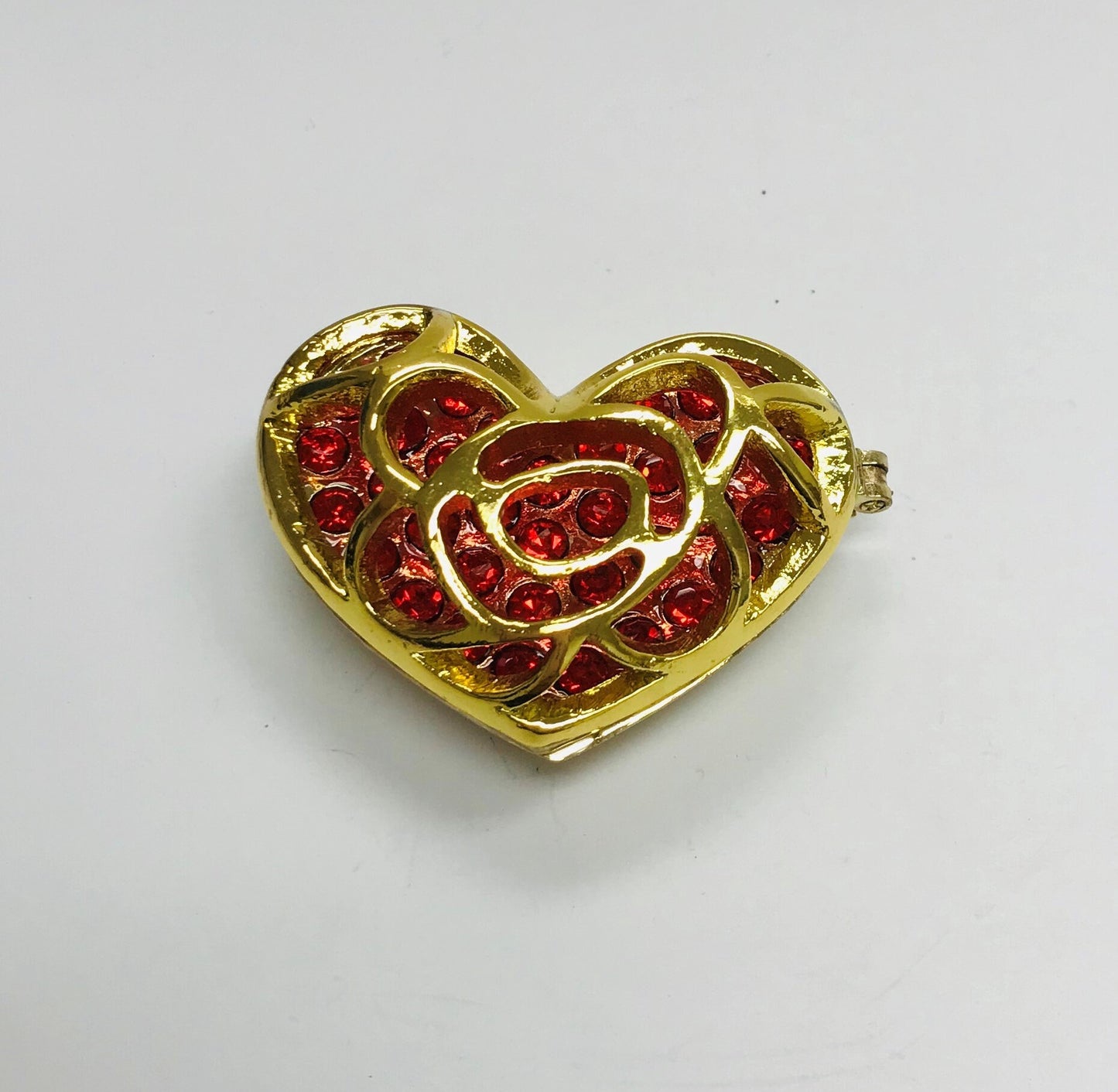 Cristiani Collezione Heart Trinket Box 14K Gold Plated
