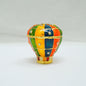 Cristiani Collezione Colorful Hot Air Balloon Jeweled Pewter Trinket 14K Gold Plated