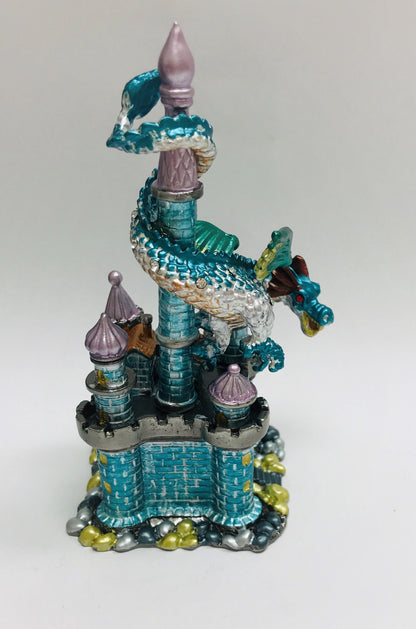 Cristiani Collezione Dragon Castle Trinket Box 14K Gold Plated