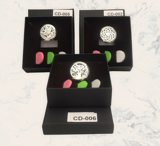 2 Pack Clip-On Essential-Oil Diffuser for Cars, Gym Bags, and Purses