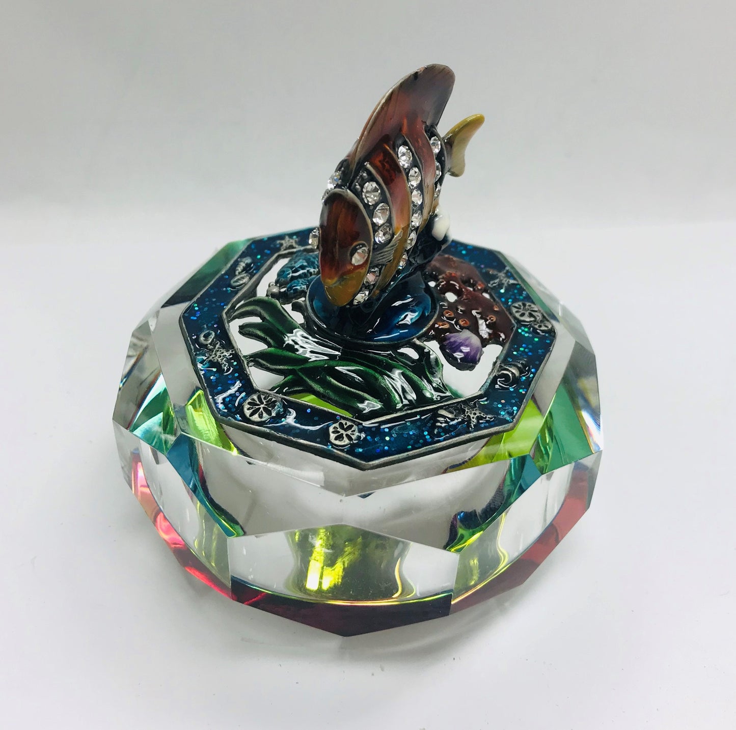 Cristiani Collezione Crystal Base Jewelry Box