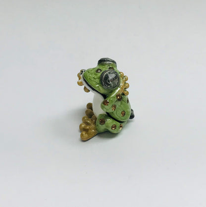 Cristiani Collezione Gecko Frog Trinket Box.