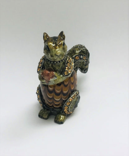 Cristiani Collezione Murano Glass Style Squirrel Figurine