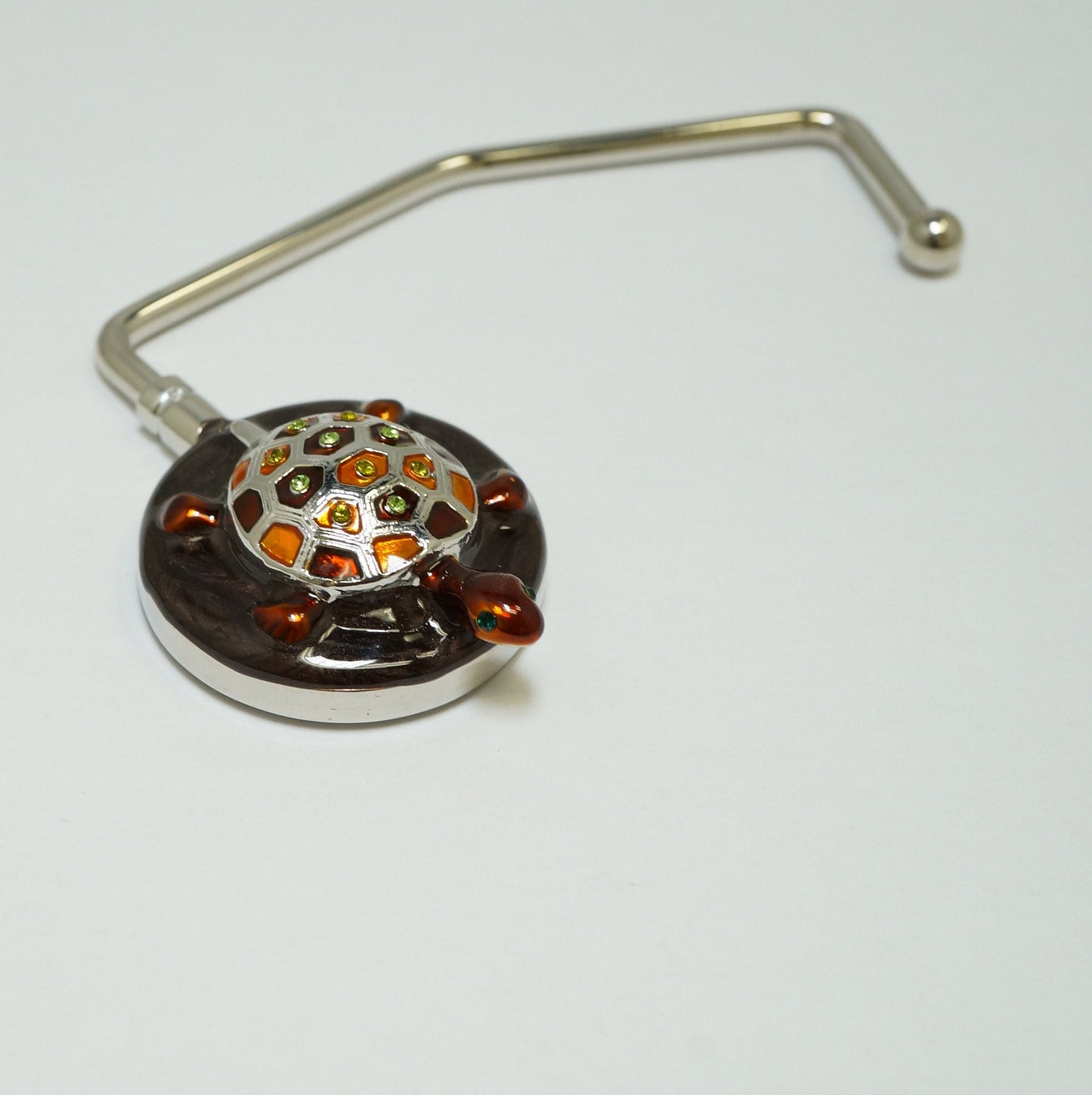 Cristiani Collezione Turtle Purse Handbag Table Hook Hanger