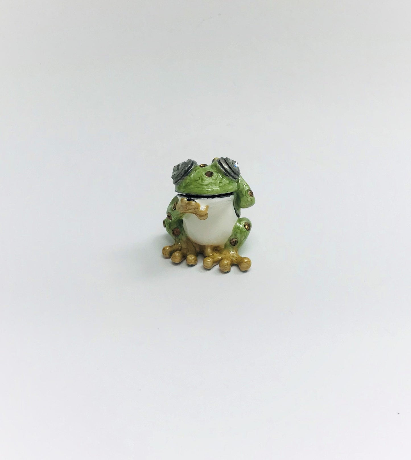 Cristiani Collezione Gecko Frog Trinket Box.