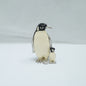 Cristiani Collezione Mother and Baby Penguins Jeweled Pewter Enameled Trinket Box 14K Gold Plated