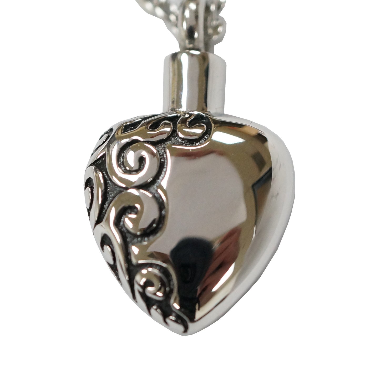 Forever Love Ash Urn  Pendant Necklace Stainless Steel