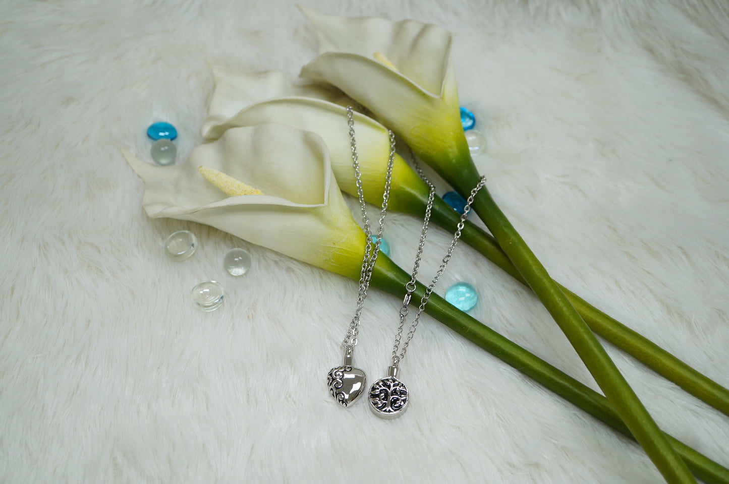 Forever Love Ash Urn  Pendant Necklace Stainless Steel