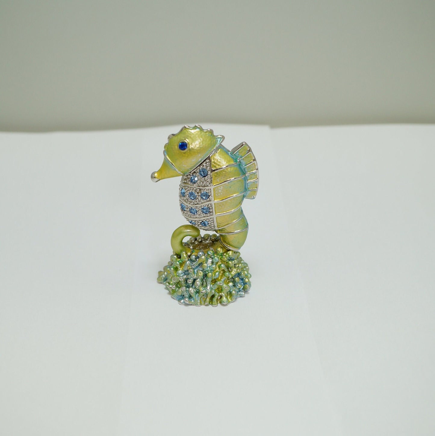 LAST PIECE - Cristiani Collezione Green Seahorse Trinket