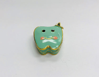 Cristiani Collezione Baby Tooth Trinket Box 14K Gold Plated