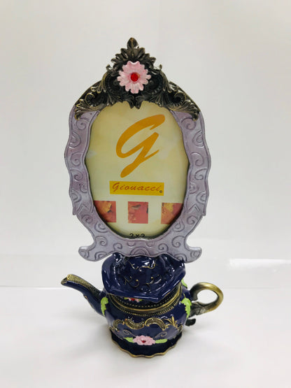 Vintage Cristiani Collezione  Trinket Box with Photo Frames