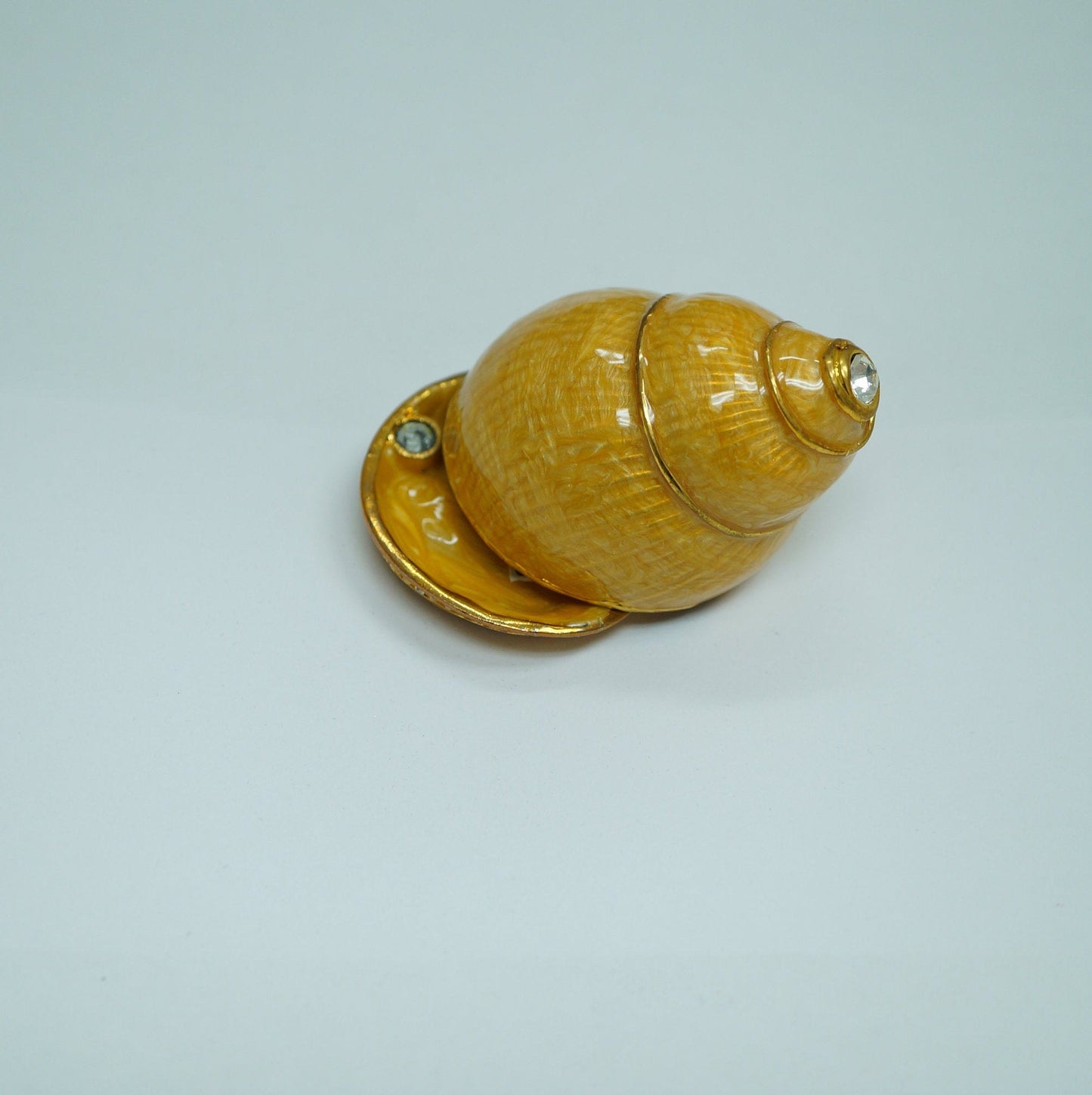 Cristiani Collezione Snail Trinket Box 14K Gold Plated