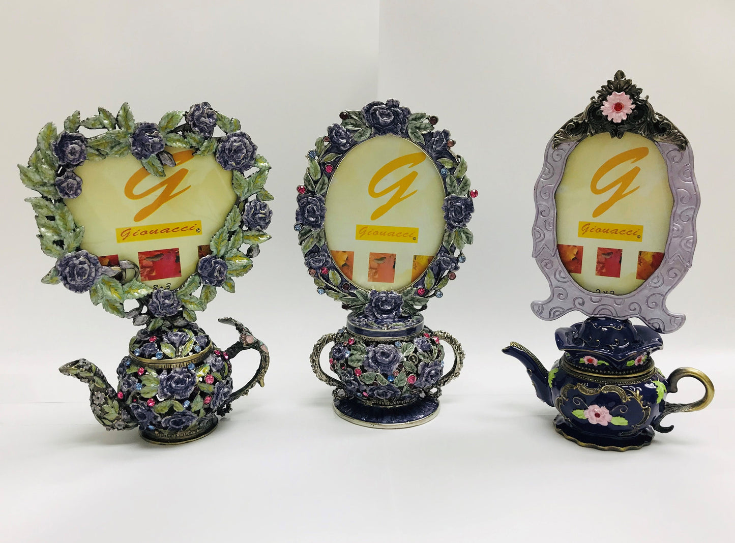 Vintage Cristiani Collezione  Trinket Box with Photo Frames