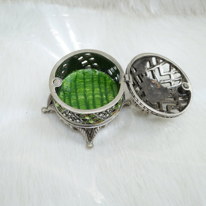 Cristiani Collezione Large Round Trinket Box.