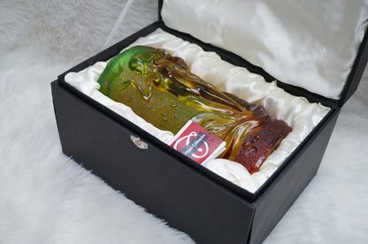 Limited Edition Cristiani Collezione Crystal Glass Sculpture Vase.