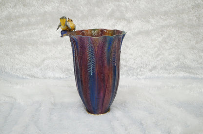 Limited Edition - Lover's Nest Handcrafted Tall Decorative Vase