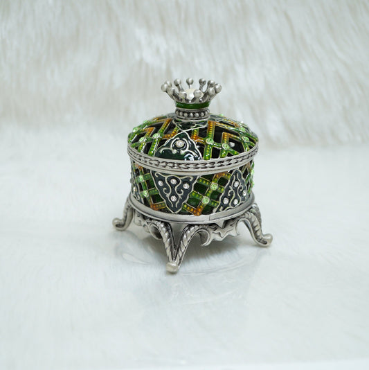 Cristiani Collezione Large Round Trinket Box.