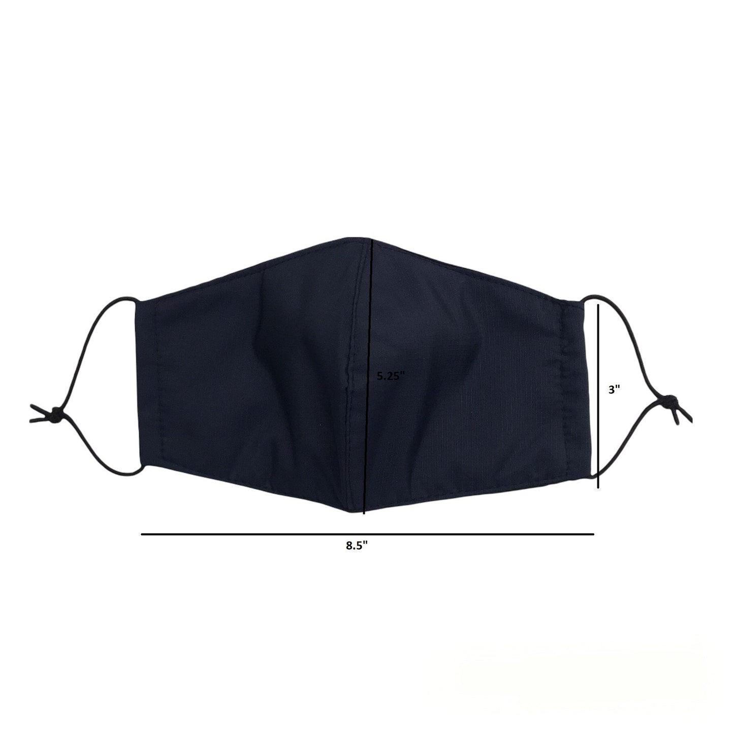 3 Pcs- Waterproof Reusable 3 Layers Cloth Face Mask and Butterfly Clip on Diffuser.