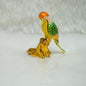 Cristiani Collezione Parrot on Branch Trinket Box 14K Gold Plated