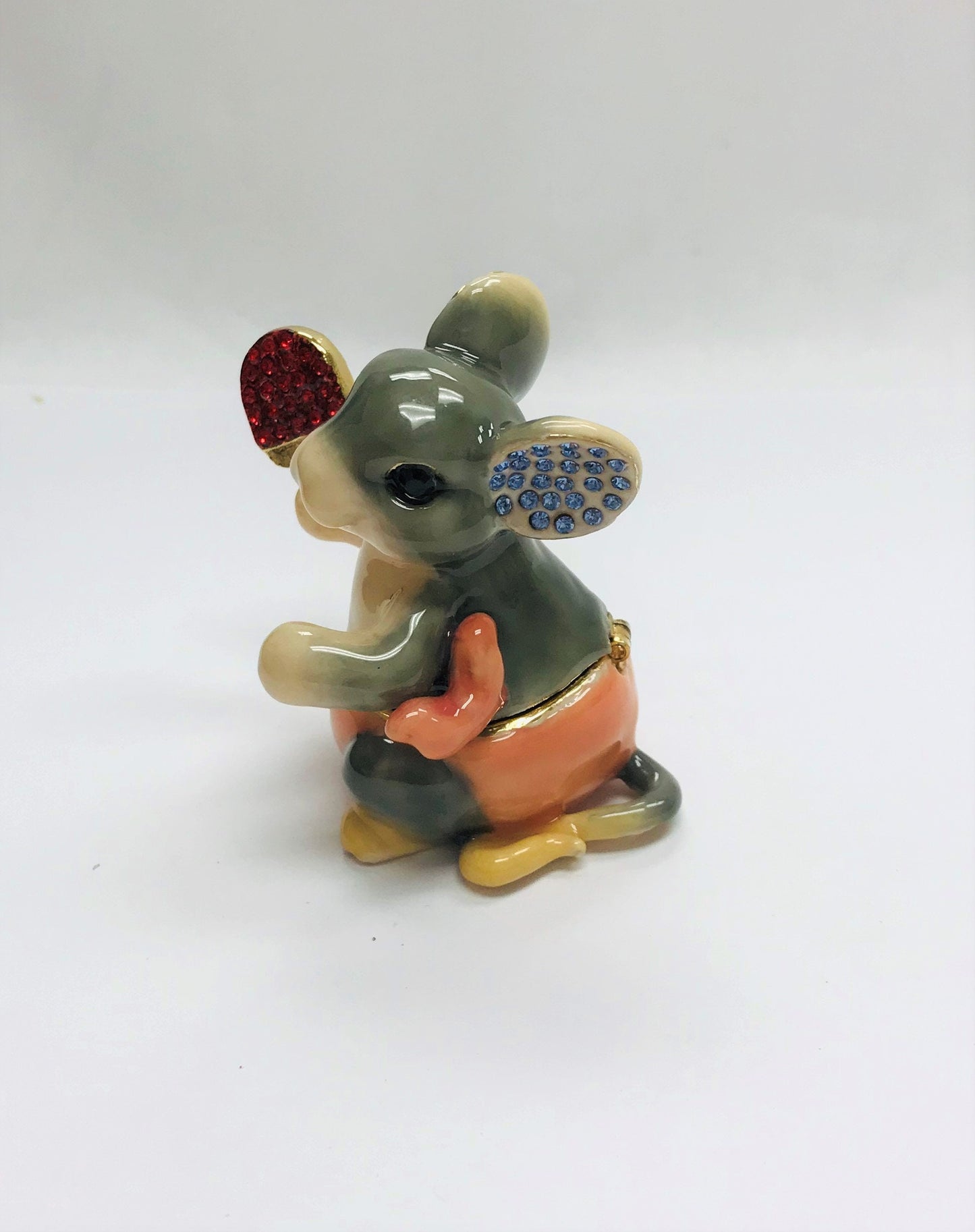 Cristiani Collezione Mouse Trinket Box 14K Gold Plated