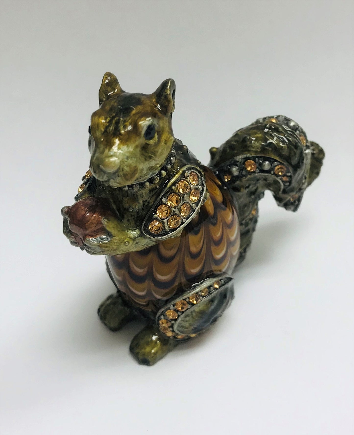Cristiani Collezione Murano Glass Style Squirrel Figurine