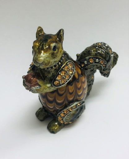 Cristiani Collezione Murano Glass Style Squirrel Figurine
