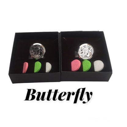 2 Pack Clip-On Essential-Oil Diffuser for Cars, Gym Bags, and Purses