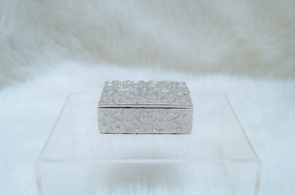 Cristiani Collezione Vintage Silver Rectangle Trinket Box