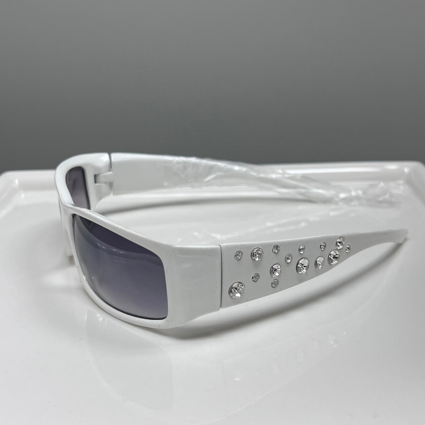 Vintage Retro Bedazzled Rhinestones Y2K Sunshades Punk Party