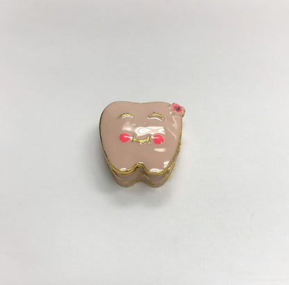 Cristiani Collezione Baby Tooth Trinket Box 14K Gold Plated