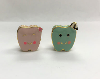 Cristiani Collezione Baby Tooth Trinket Box 14K Gold Plated