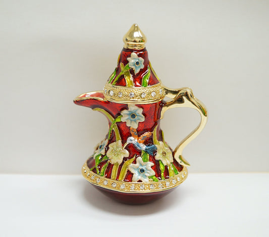 Cristiani Collezione Teapot Trinket Box 14K Gold Plated