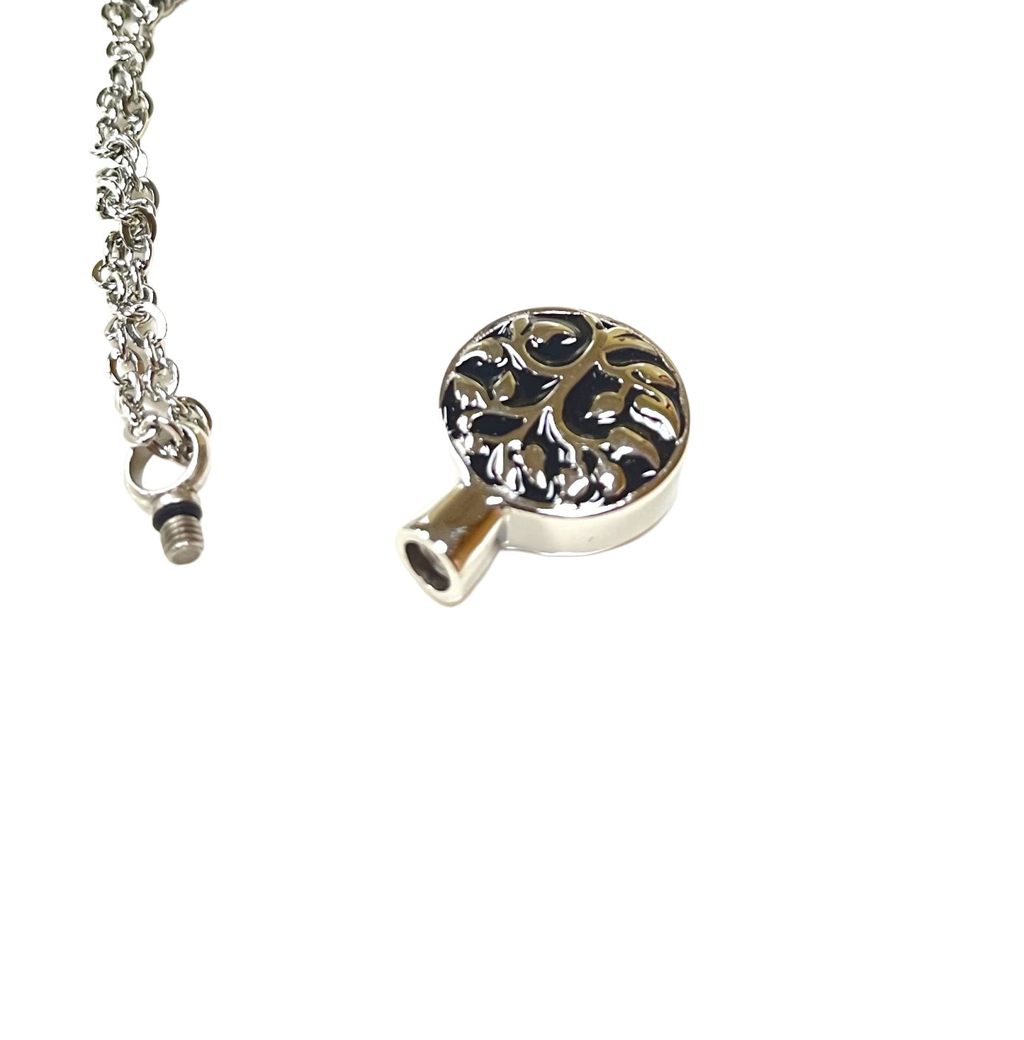 Forever Love Ash Urn  Pendant Necklace Stainless Steel