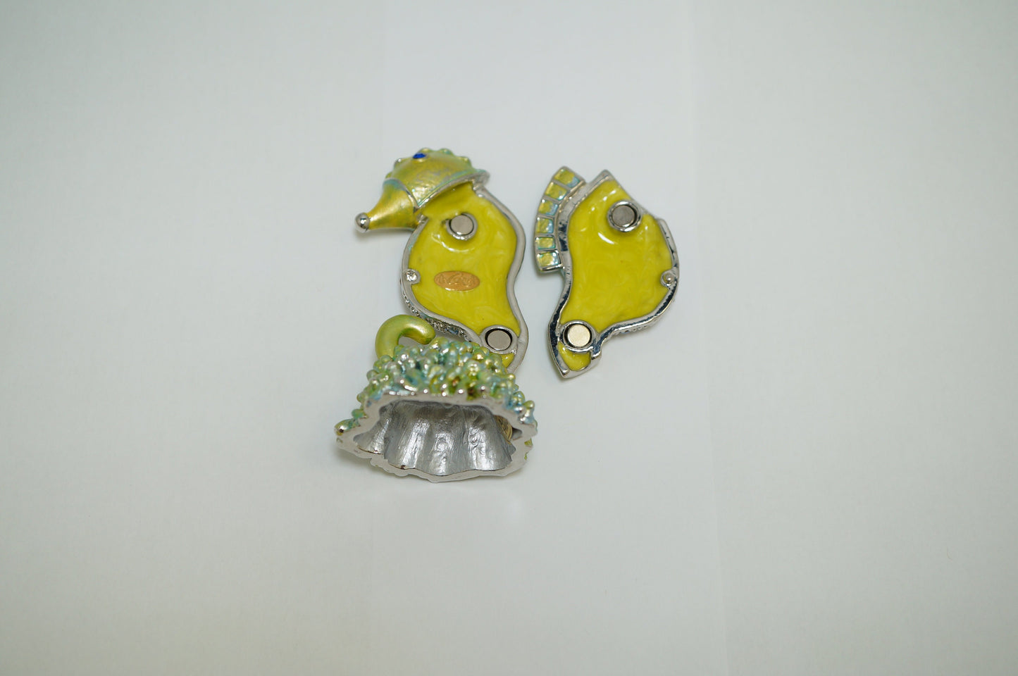 LAST PIECE - Cristiani Collezione Green Seahorse Trinket