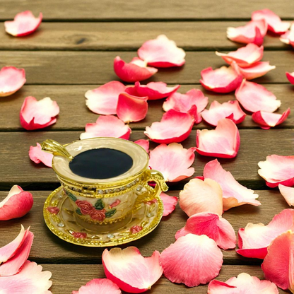 Cristiani Collezione Tea time Cup Trinket Box 14K Gold Plated