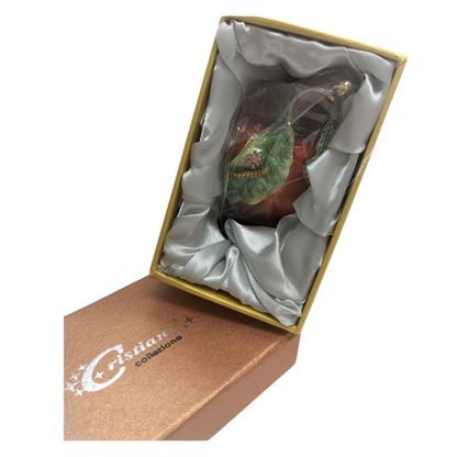 Cristiani Collezione Large Pepper Trinket Box 14K Gold Plated